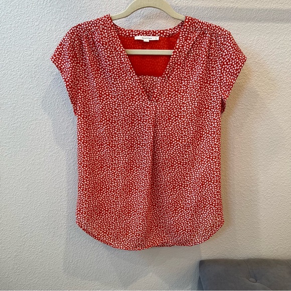 FUN2FUN Cap Sleeve Blouse - Picture 2 of 10